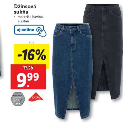 Džínsová sukňa