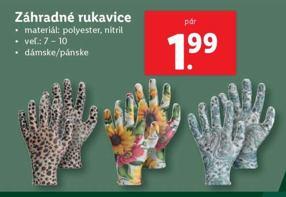 Záhradné rukavice