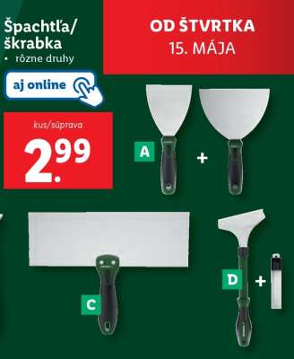 Špachtľa/škrabka