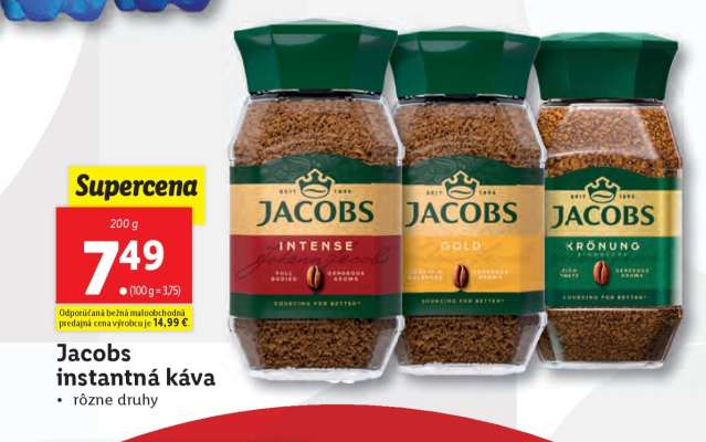 Jacobs instantná káva
