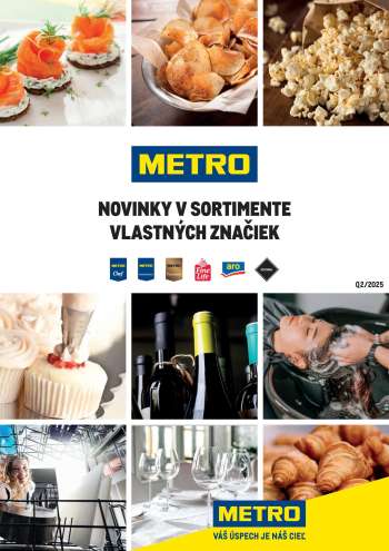 Leták Metro.