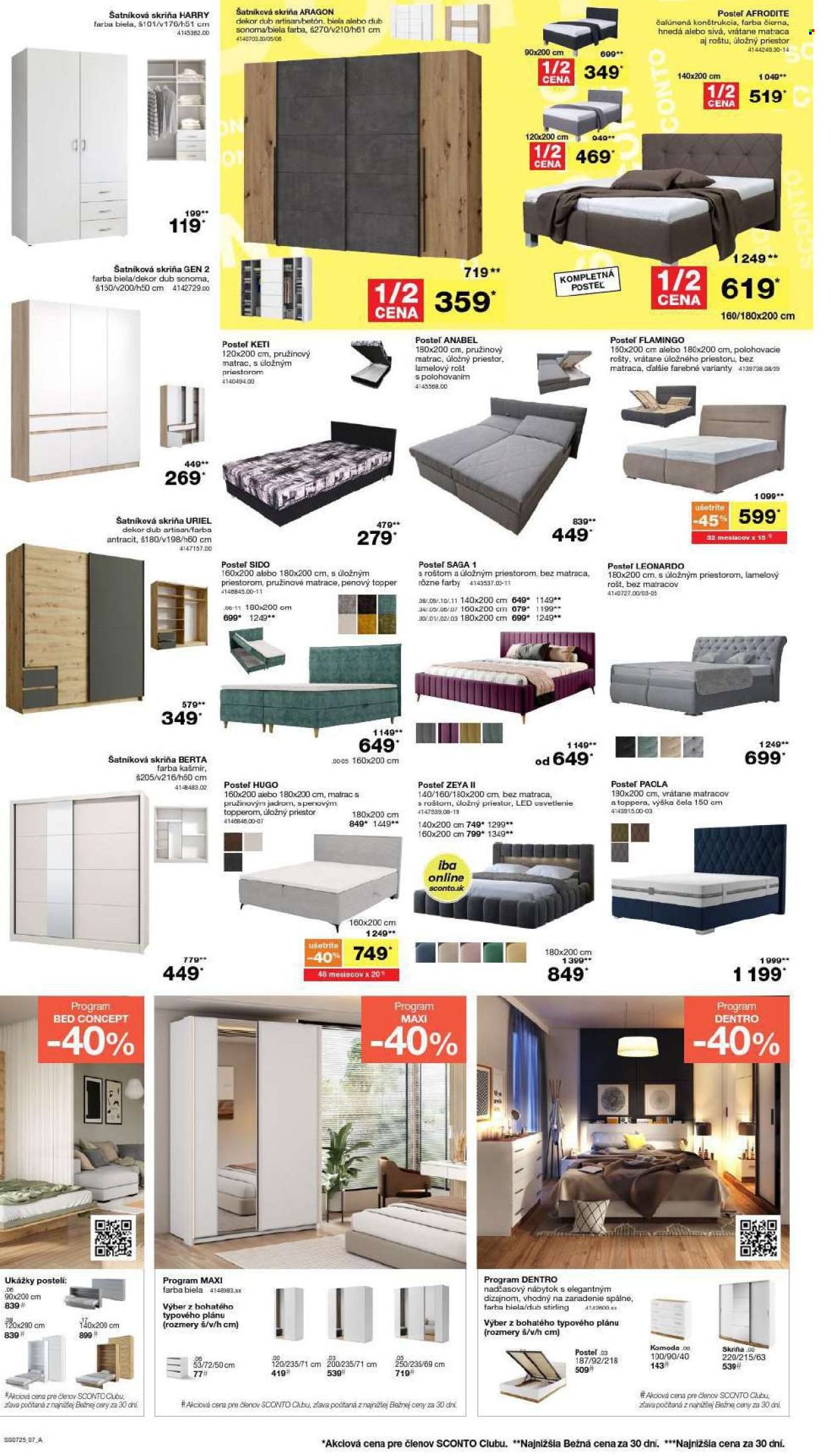 Leták Sconto nábytok - 14.5.2025 - 17.6.2025. Strana 1