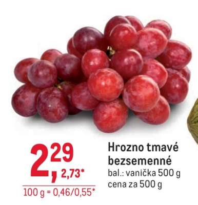 Hrozno tmavé bezsemenné