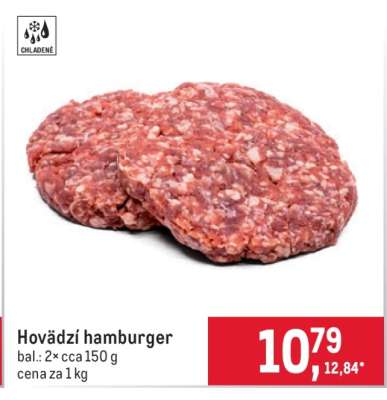 Hovädzí hamburger