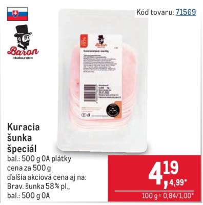 Kuracia šunka špeciál