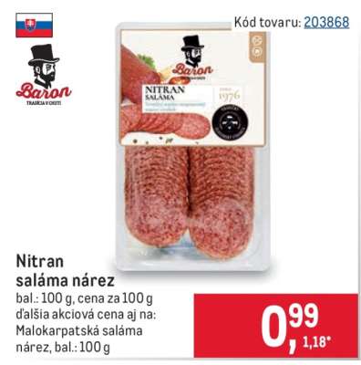 Nitran saláma nárez