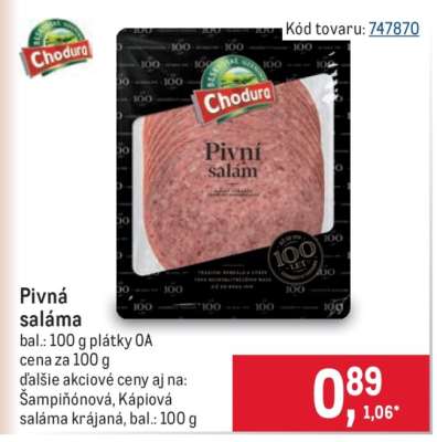 Pivná saláma