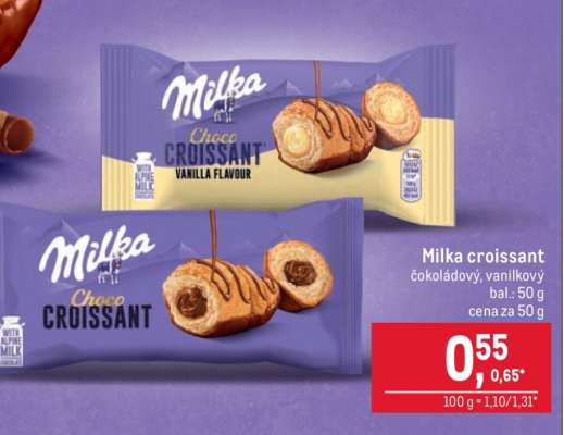 Milka croissant