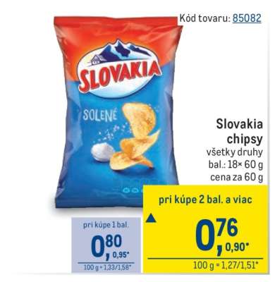 Slovakia chipsy