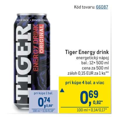Tiger Energy drink