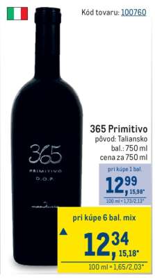 365 Primitivo