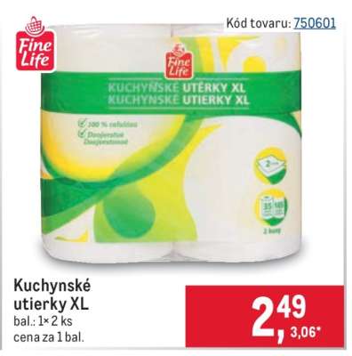 Kuchynské utierky XL