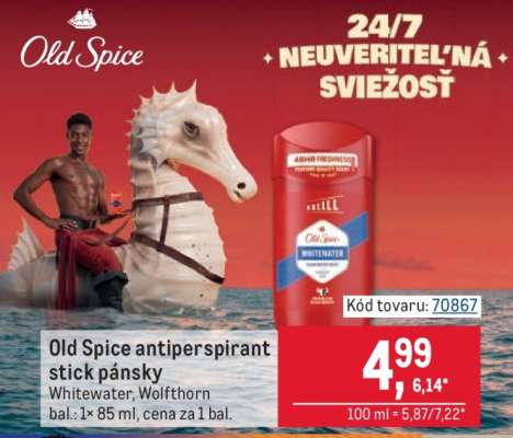 Old Spice antiperspirant stick pánsky