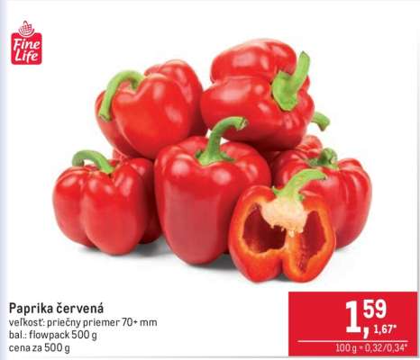 Paprika červená