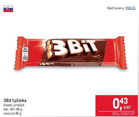 3Bit tyčinka