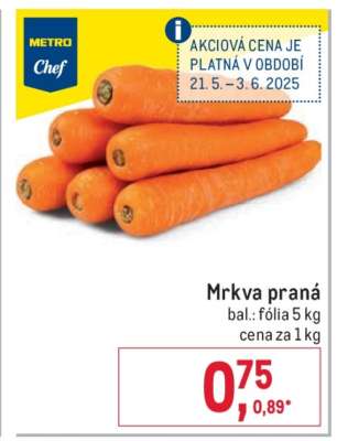 Mrkva praná