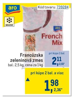 Francúzska zeleninová zmes
