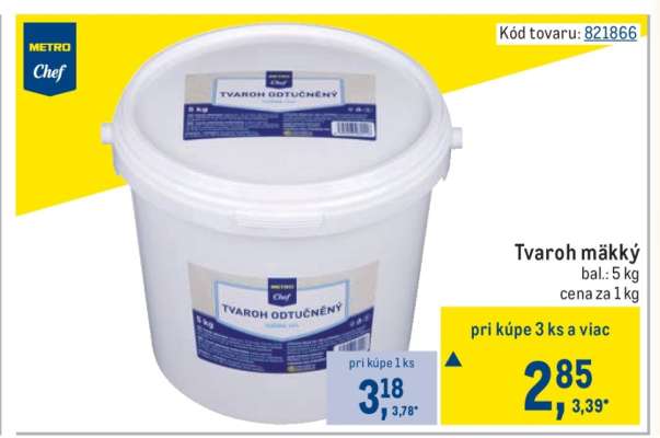 Tvaroh mäkký