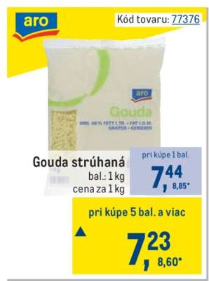 Gouda strúhaná