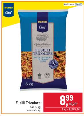 Fusilli Tricolore