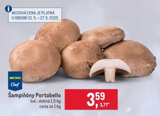 Šampiňóny Portobello
