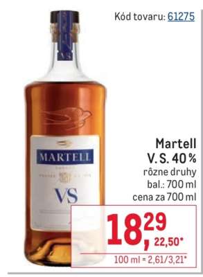 Martell V. S. 40 %