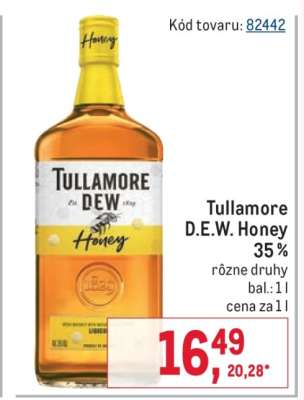 Tullamore D.E.W. Honey 35 %