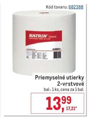 Priemyselné utierky 2-vrstvové