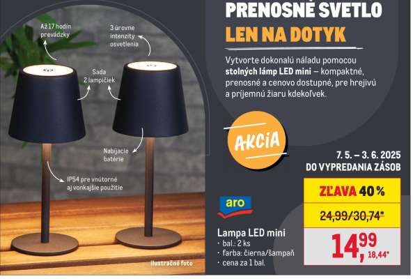 Lampa LED mini