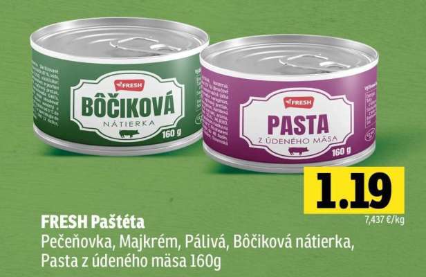 FRESH Paštéta