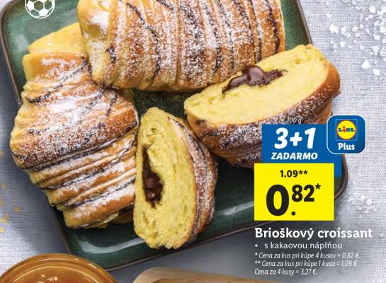 Brioškový croissant