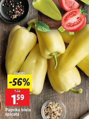 Paprika biela špicatá