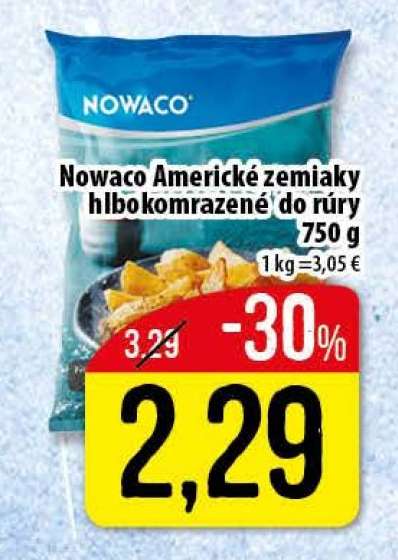 Nowaco Americké zemiaky hlbokomrazené do rúry