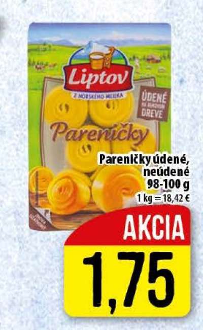 Parenicky údené, neúdené