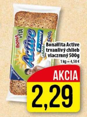 BonaVita Active trvanlivý chlieb viaczrnný 500g