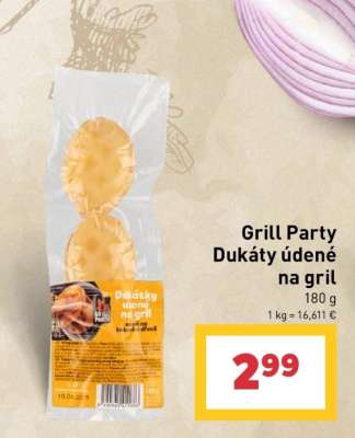 Grill Party Dukáty údené na gril