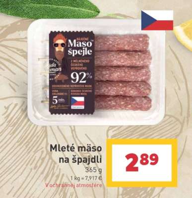 Mleté mäso na špajdli