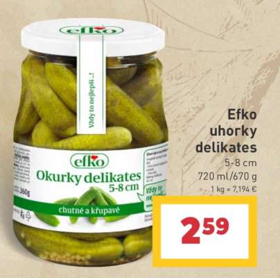 Efko Uhorky Delikates