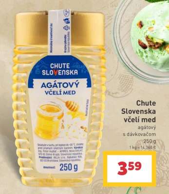 Chute Slovenska včelí med
