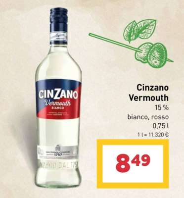 Cinzano Vermouth