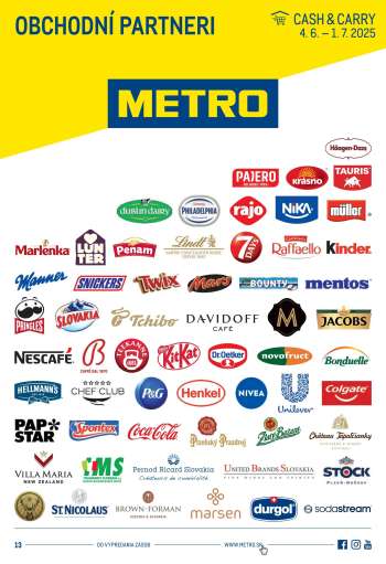 Leták Metro - 4.6.2025 - 1.7.2025.