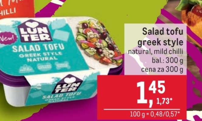 Salad tofu greek style