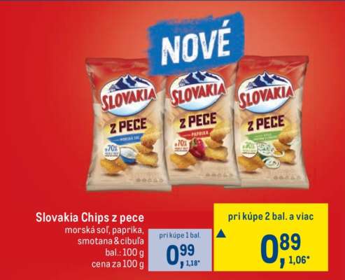 Slovakia chips z pece
