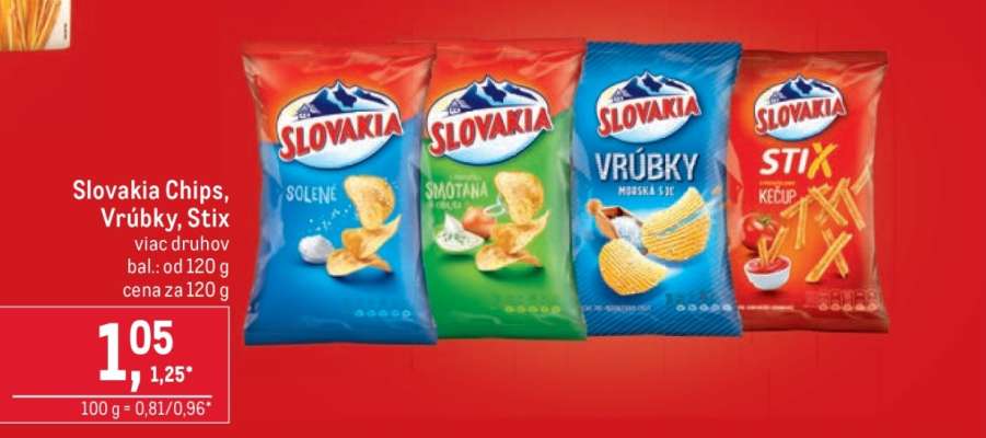 Slovakia Chips, Vŕubky, Stix
