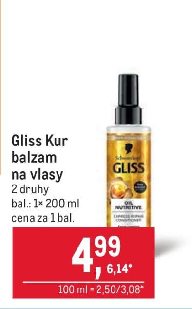 Gliss Kur balzam na vlasy