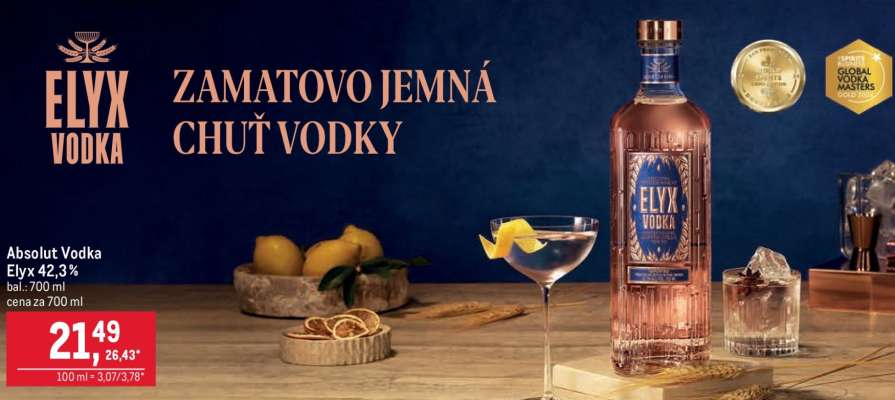 Absolut Vodka Elyx 42,3 %