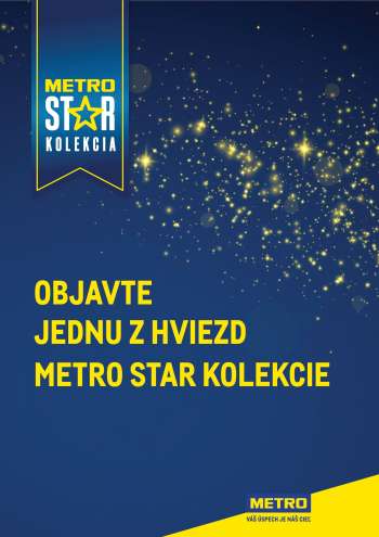 Leták Metro.