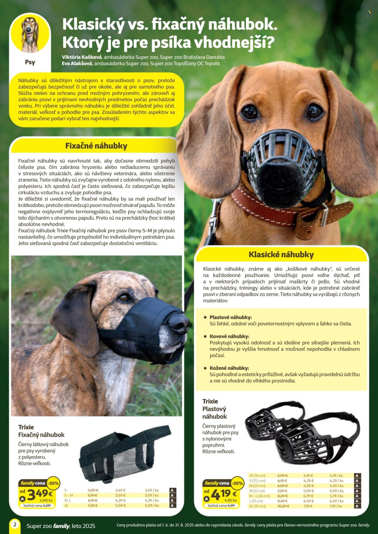 Leták SUPER ZOO. Strana 2