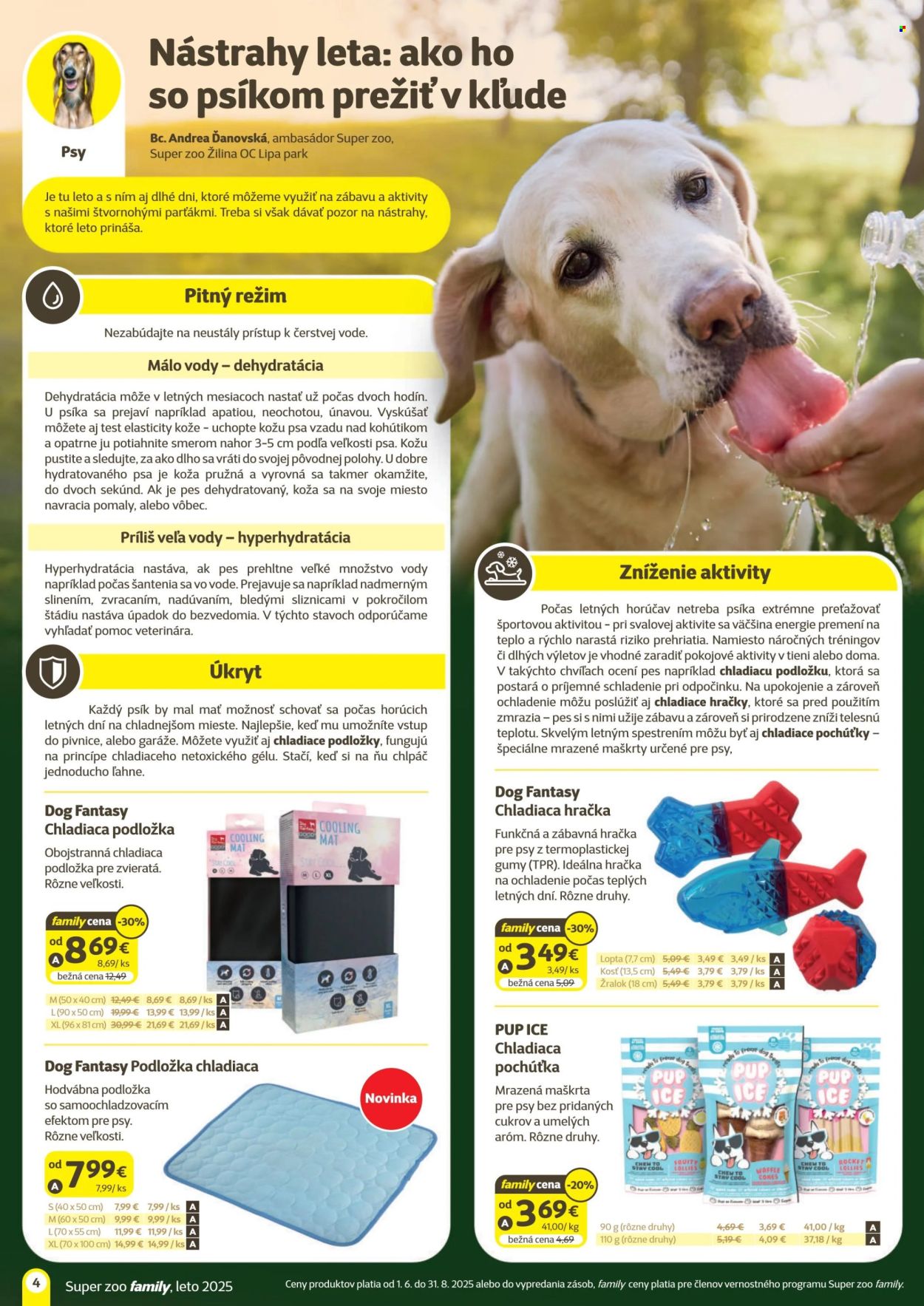 Leták SUPER ZOO. Strana 4