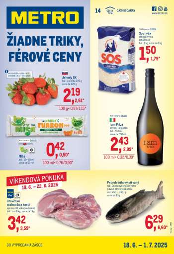 Leták Metro - 18.6.2025 - 1.7.2025.